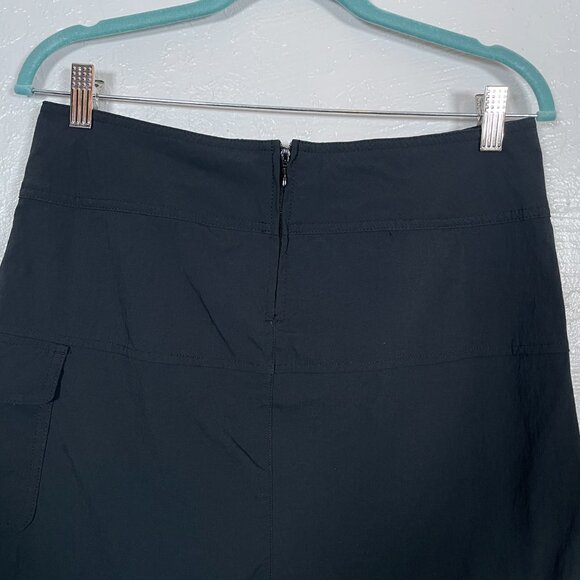 Royal Robbins Women 4 Black Discovery Skirt Pockets Quick Dry Stretch Gorpcore - Picture 6 of 8